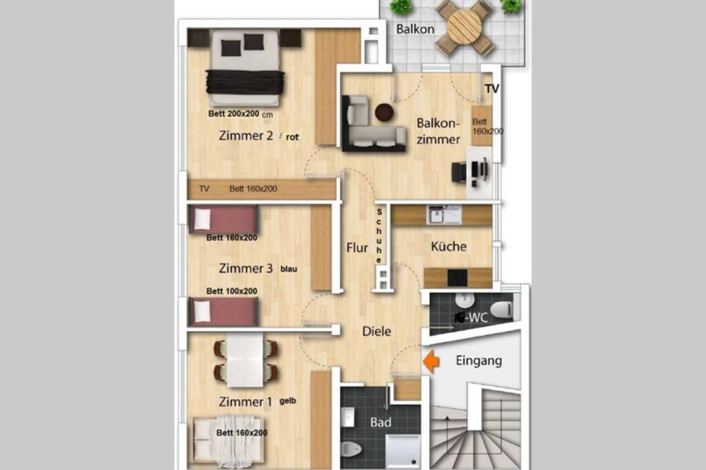 Grosse Wohnung 20 Km Von Koeln Bis Zu 17 Personen Rösrath Exteriör bild